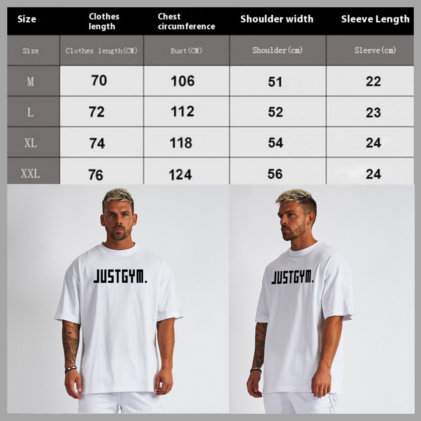 Men's Loose Fit Workout T-shirt