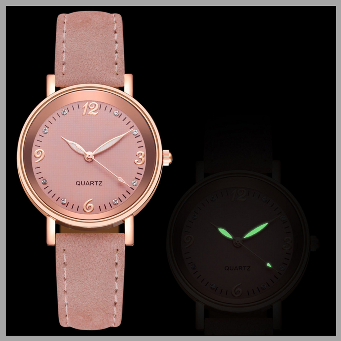 Luminous Casual Quartz Watch for Women