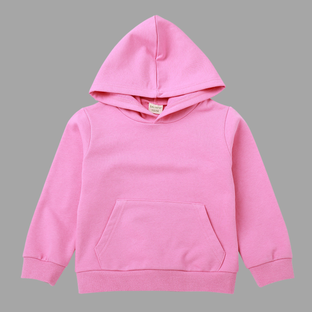 Kids Long-Sleeved Hooded Sweater