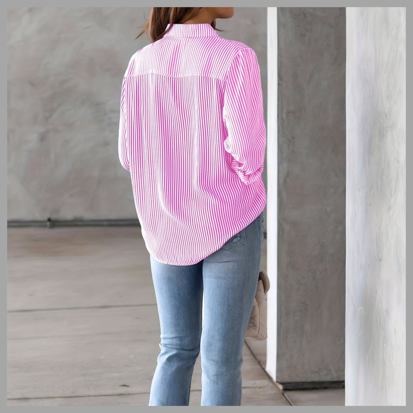 Women’s Loose Casual Long Sleeve Cardigan Shirt