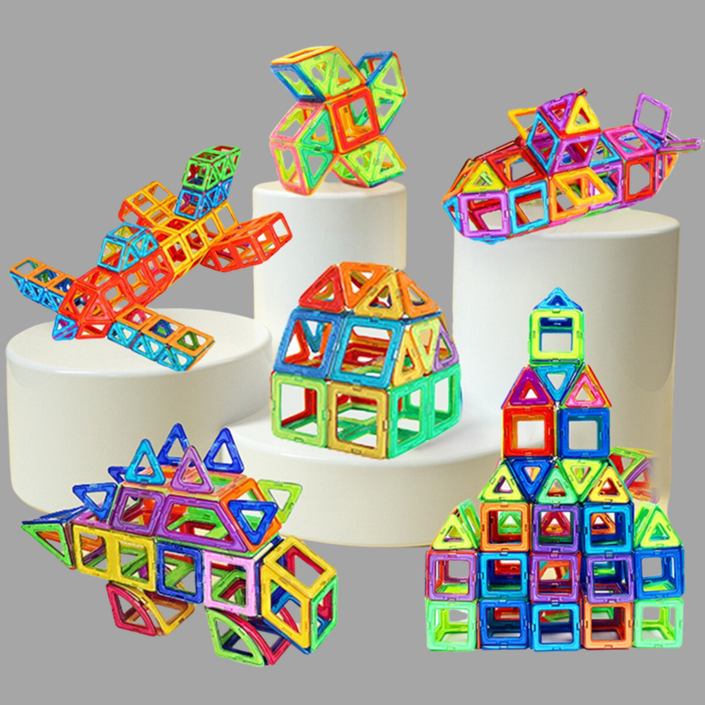Magnetic Building Blocks DIY Construction Set – Creative Magnet Toys for Kids & Designer Gift Idea