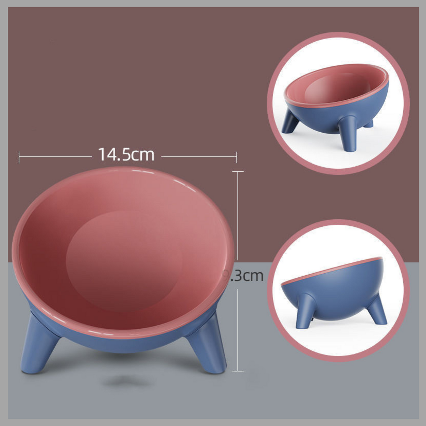 Large Capacity Cat & Dog Bowl with Stand