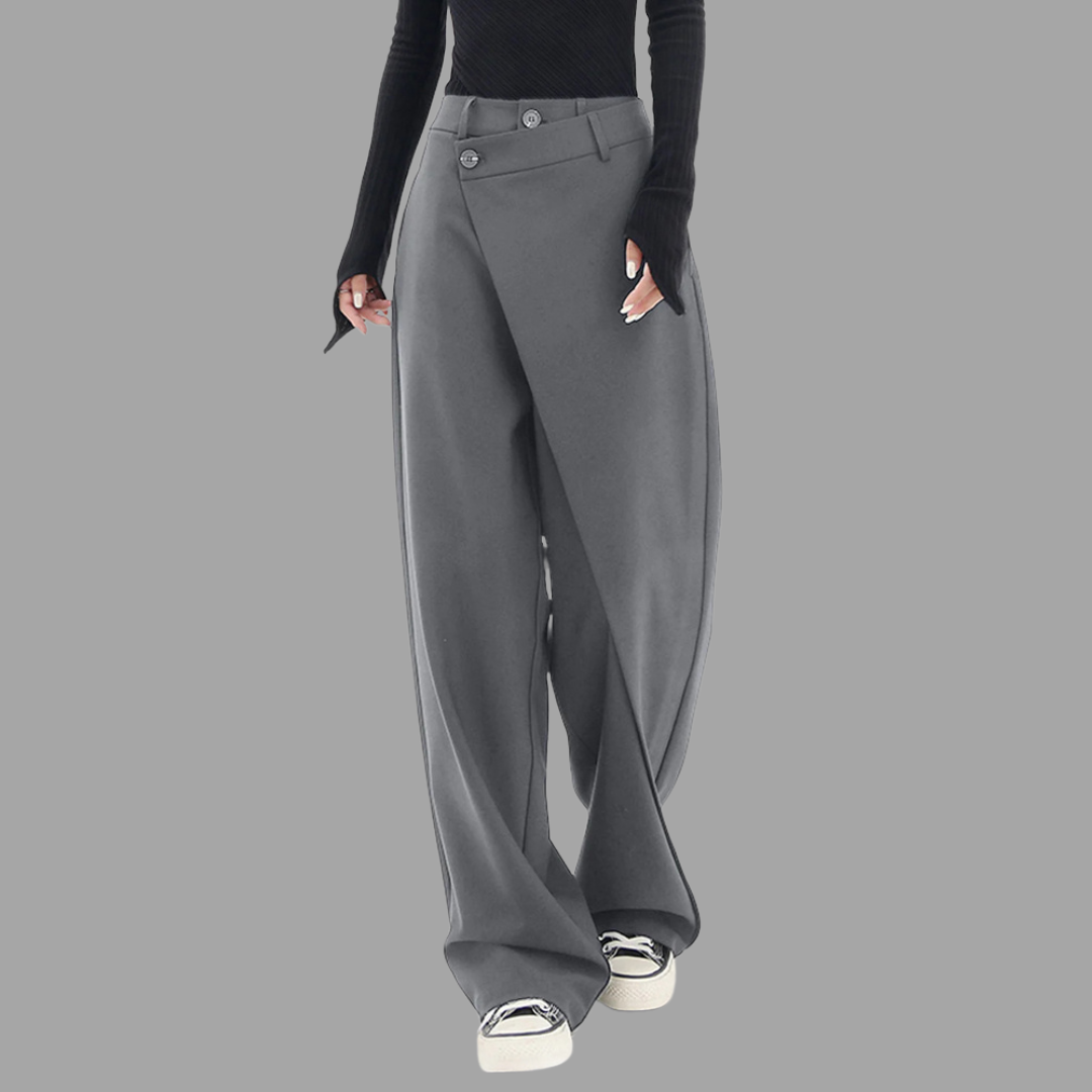 Women's Irregular Wide-Leg Pants