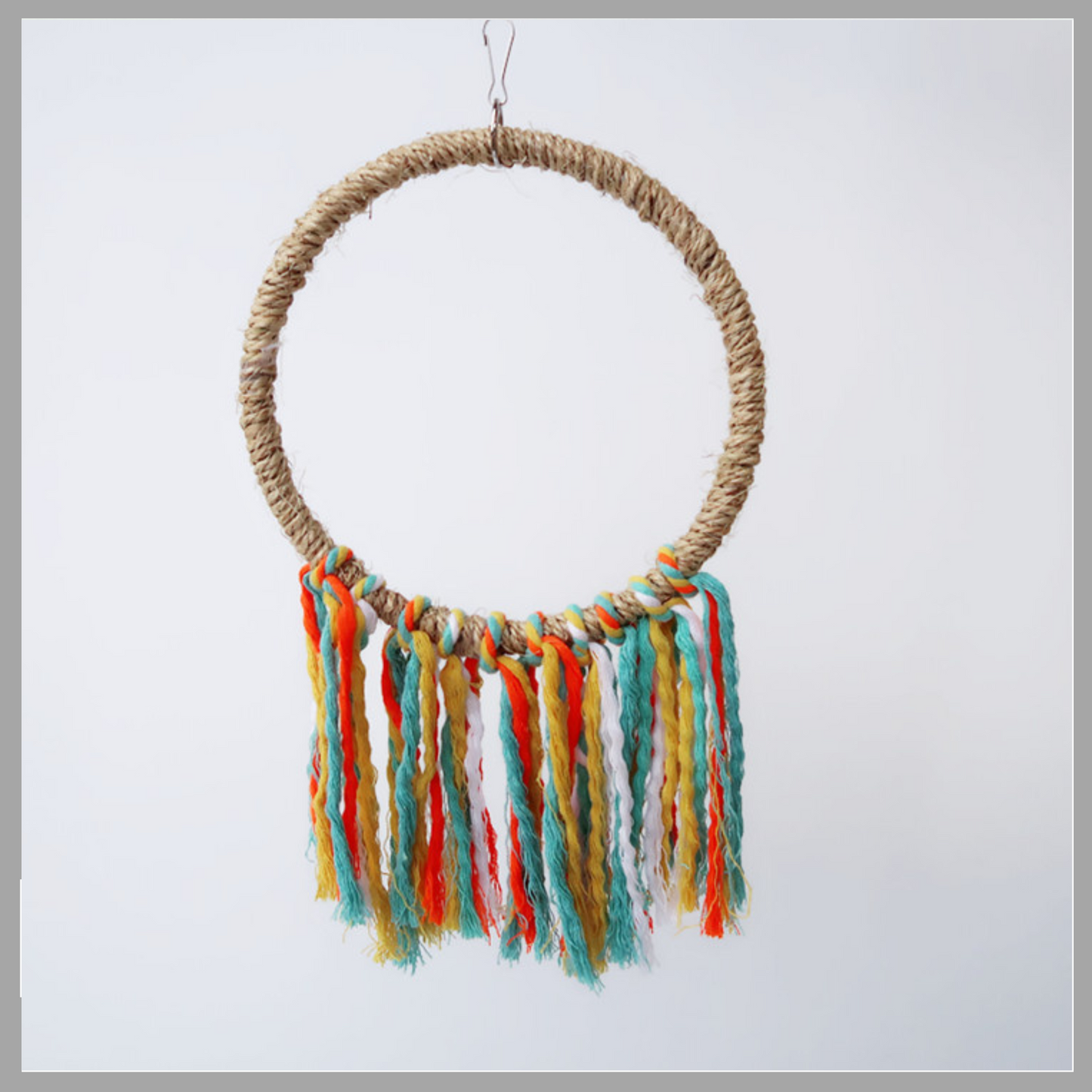 Swing Cotton Circle Bird Toy
