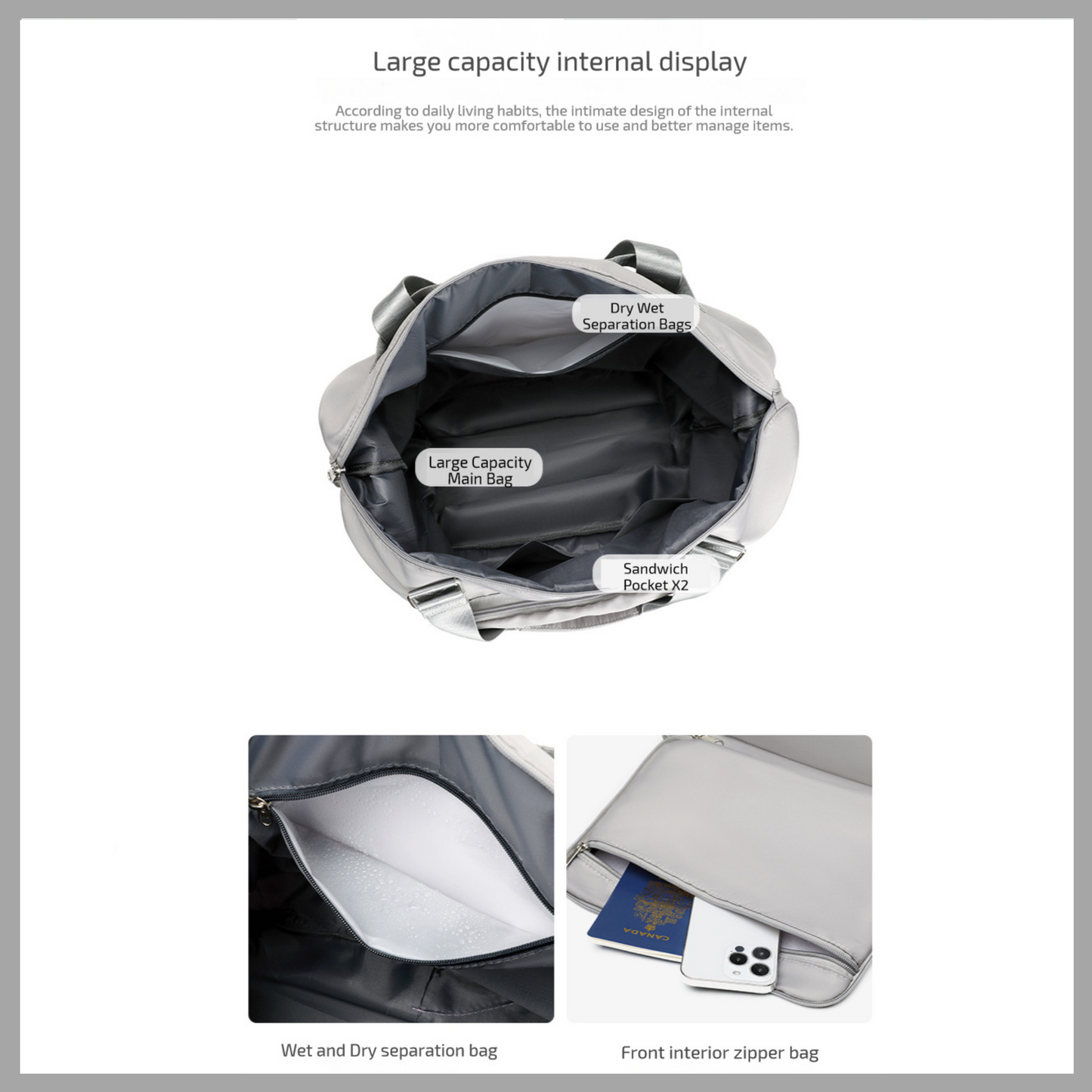 Versatile Folding Travel Bag