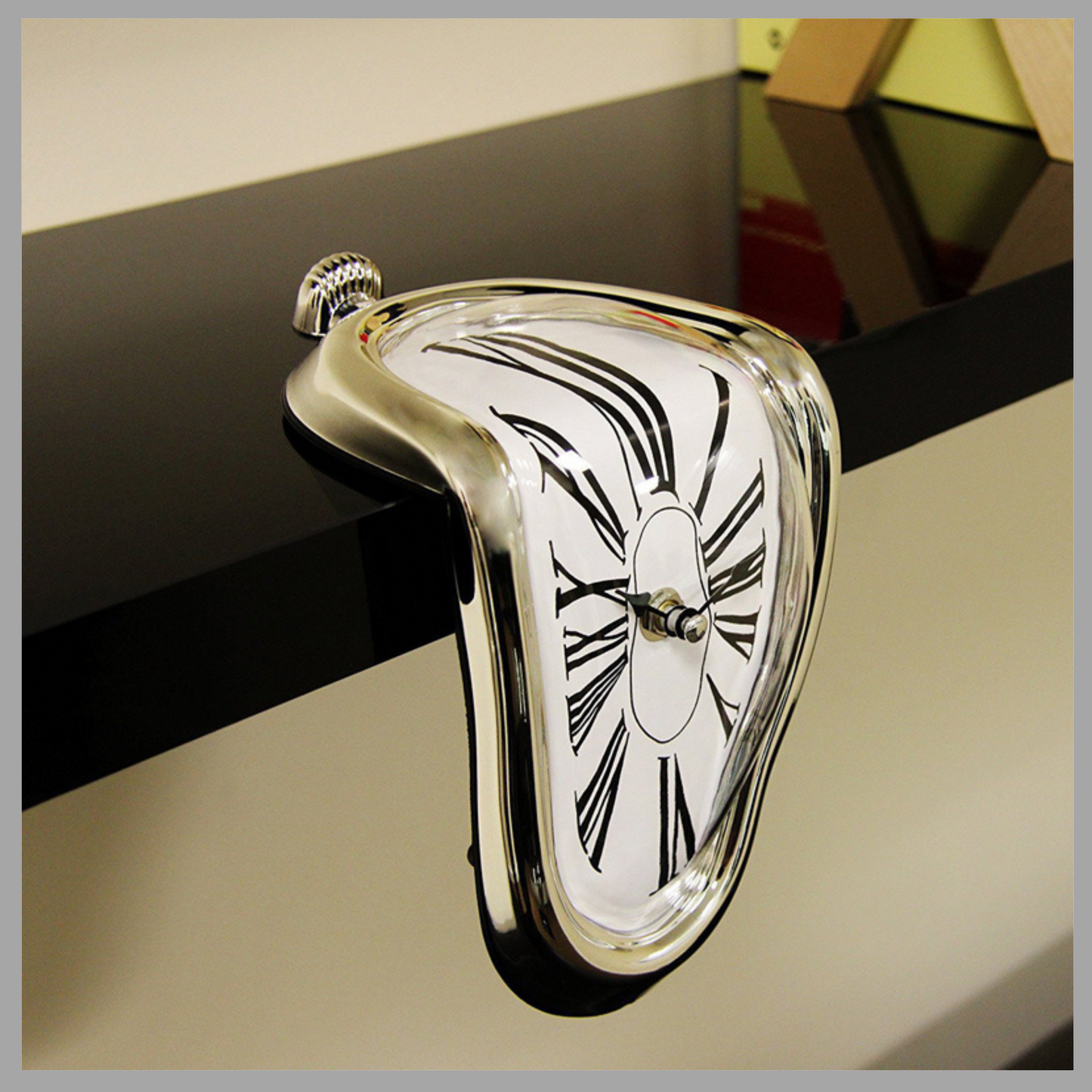 Surreal Melting Wall Clock - Salvador Dali Inspired