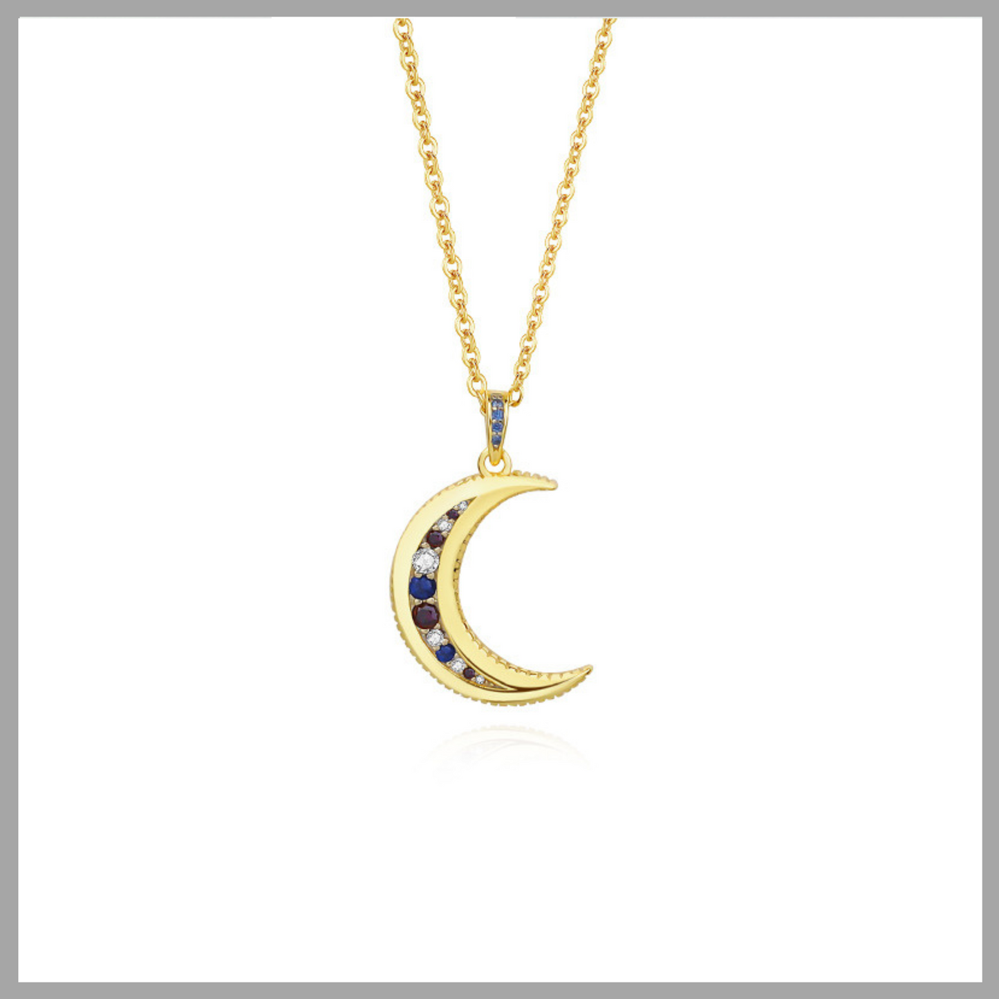 Moon Pendant Necklace