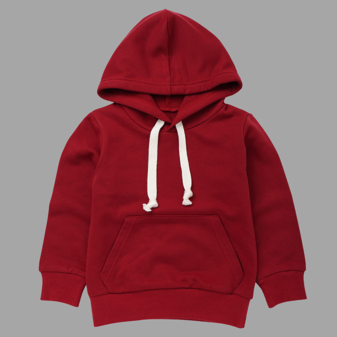 Kids Long-Sleeved Hooded Sweater