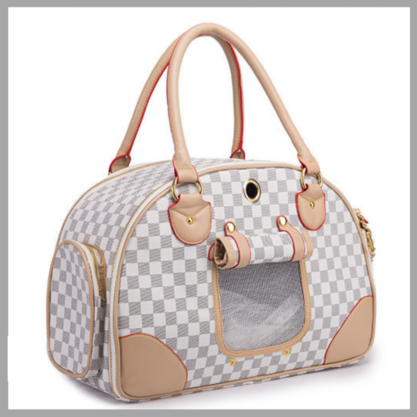 Anti-Squeeze Pet Travel Bag - Dog & Cat Carrier for Small Pets