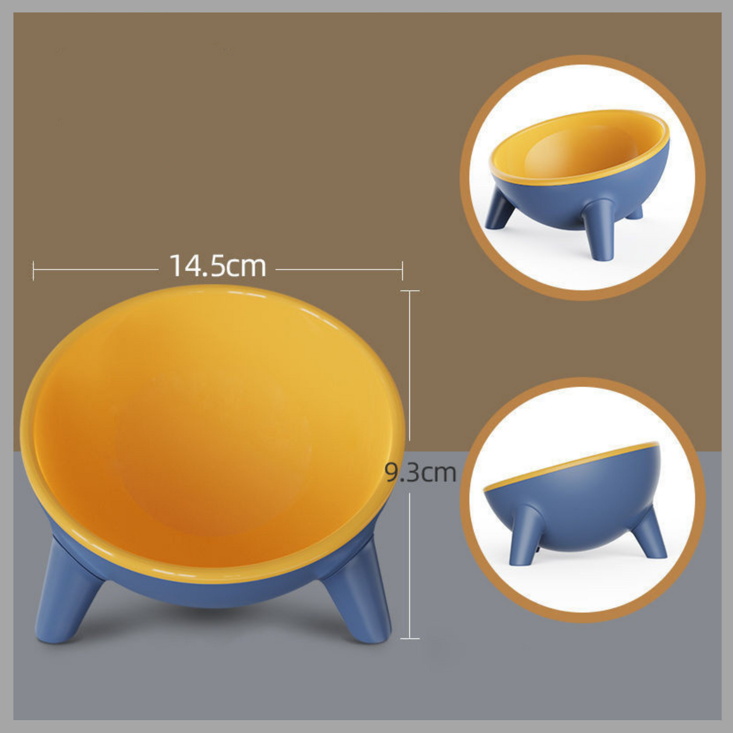 Large Capacity Cat & Dog Bowl with Stand