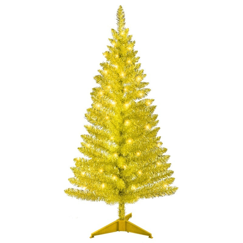 4ft Golden Pre-Lit Christmas Tree