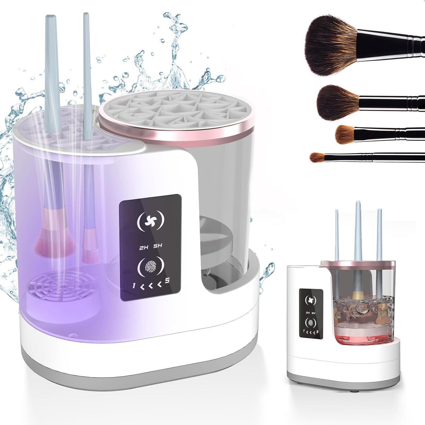 Electric Makeup Brush Cleaner & Dryer - Automatic Cleaning & Disinfecting Tool