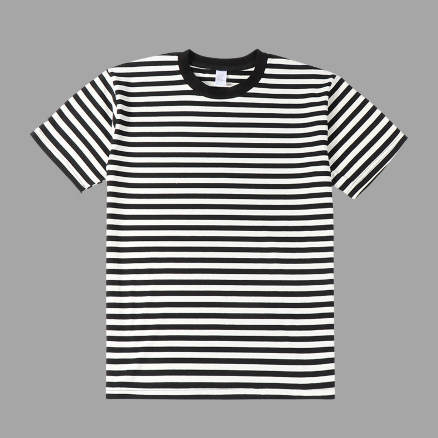Striped Short Sleeve T-Shirt – Casual Slim Fit & Versatile Top