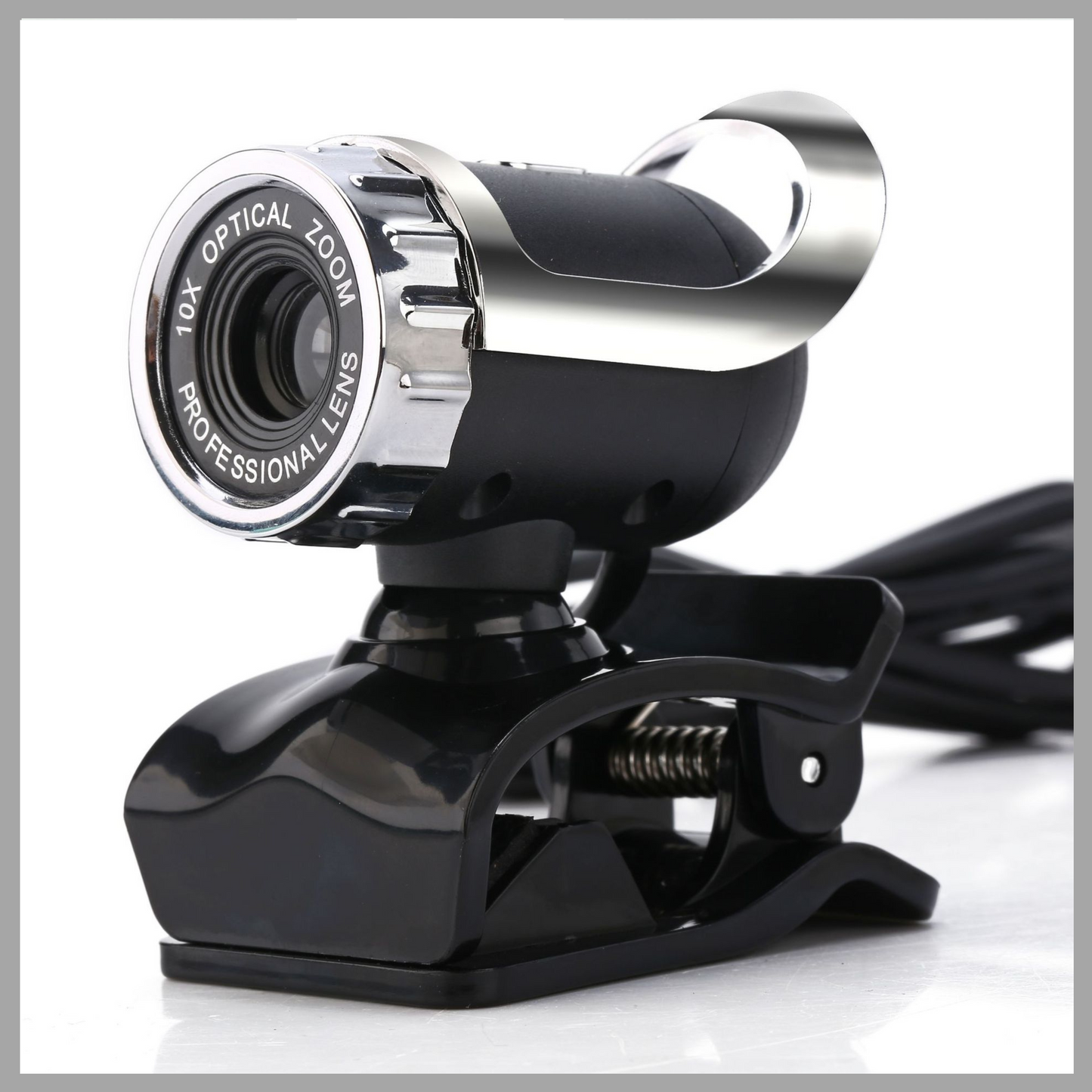 HD USB Computer Camera with Night Vision & Built-in Microphone
