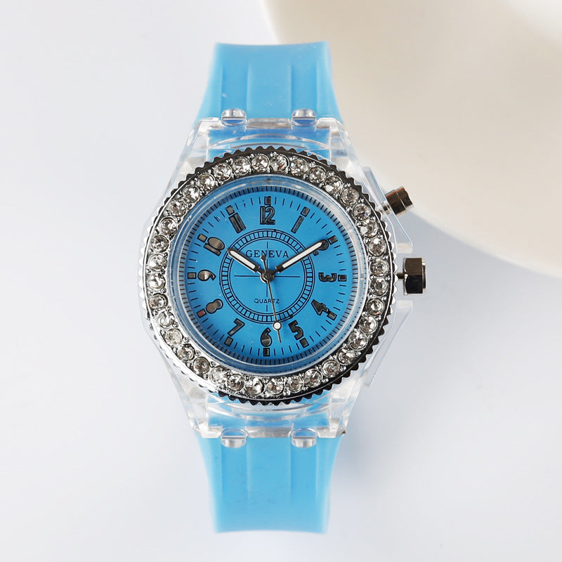 LED Luminous Quartz Watch