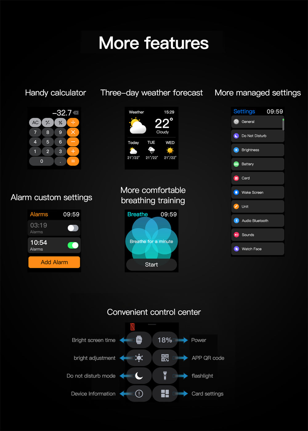 Smart Waterproof Bluetooth Watch