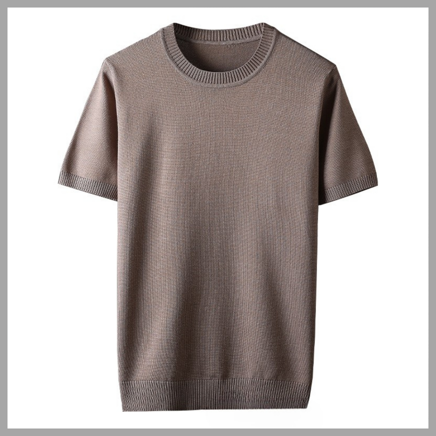 Men's Short Sleeve Pullover Sweater