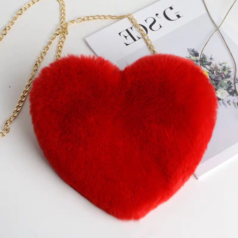 Charming Heart-Shaped Crossbody Bag
