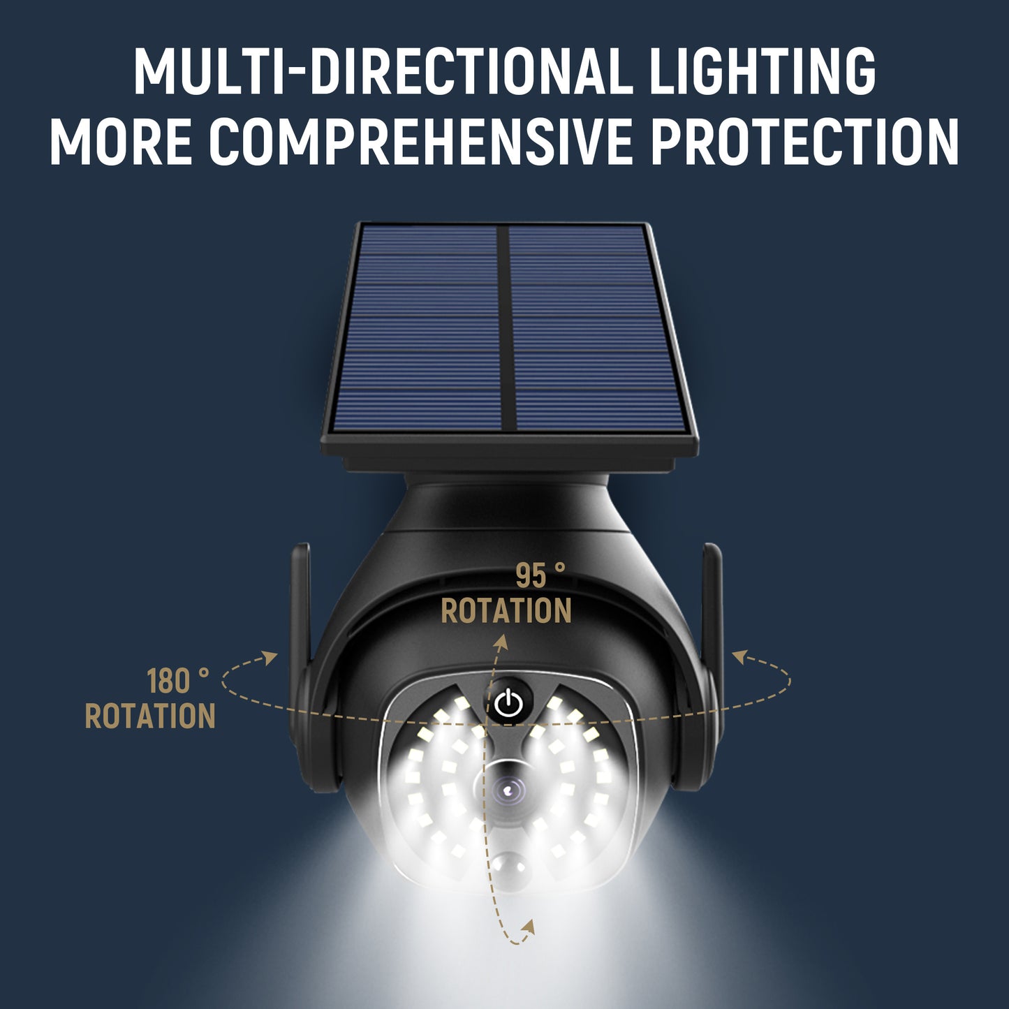 Solar Powered Outdoor Motion Sensor Lights