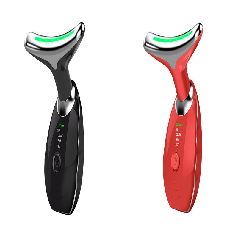 LED Face & Neck Massager for Skin Tightening & Anti-Aging