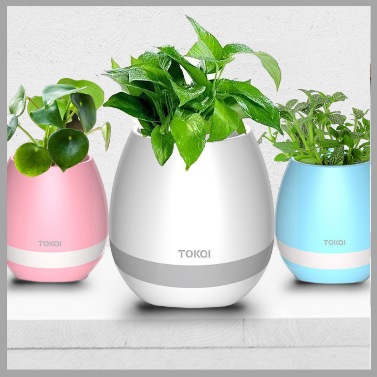 Touch-Activated Music Vase Desktop Speaker