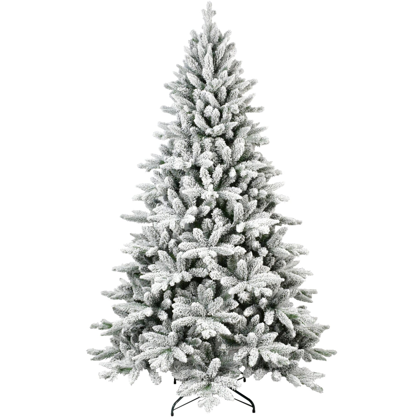 Snow Flocked Artificial Christmas Tree – Full Branches, Holiday Decor
