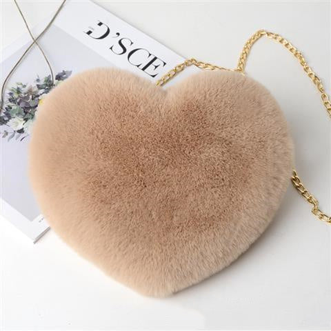 Charming Heart-Shaped Crossbody Bag