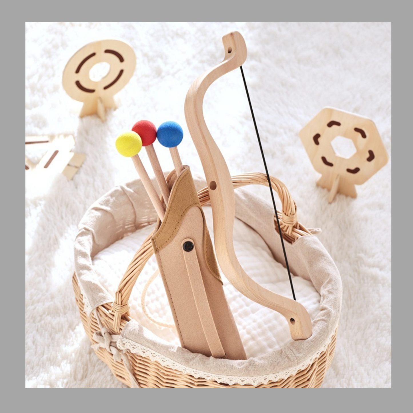Mini Archery Wooden Toy Set – Fun & Educational Sports Toy