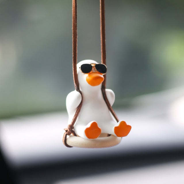 Car Swing Duck Pendant Ornament