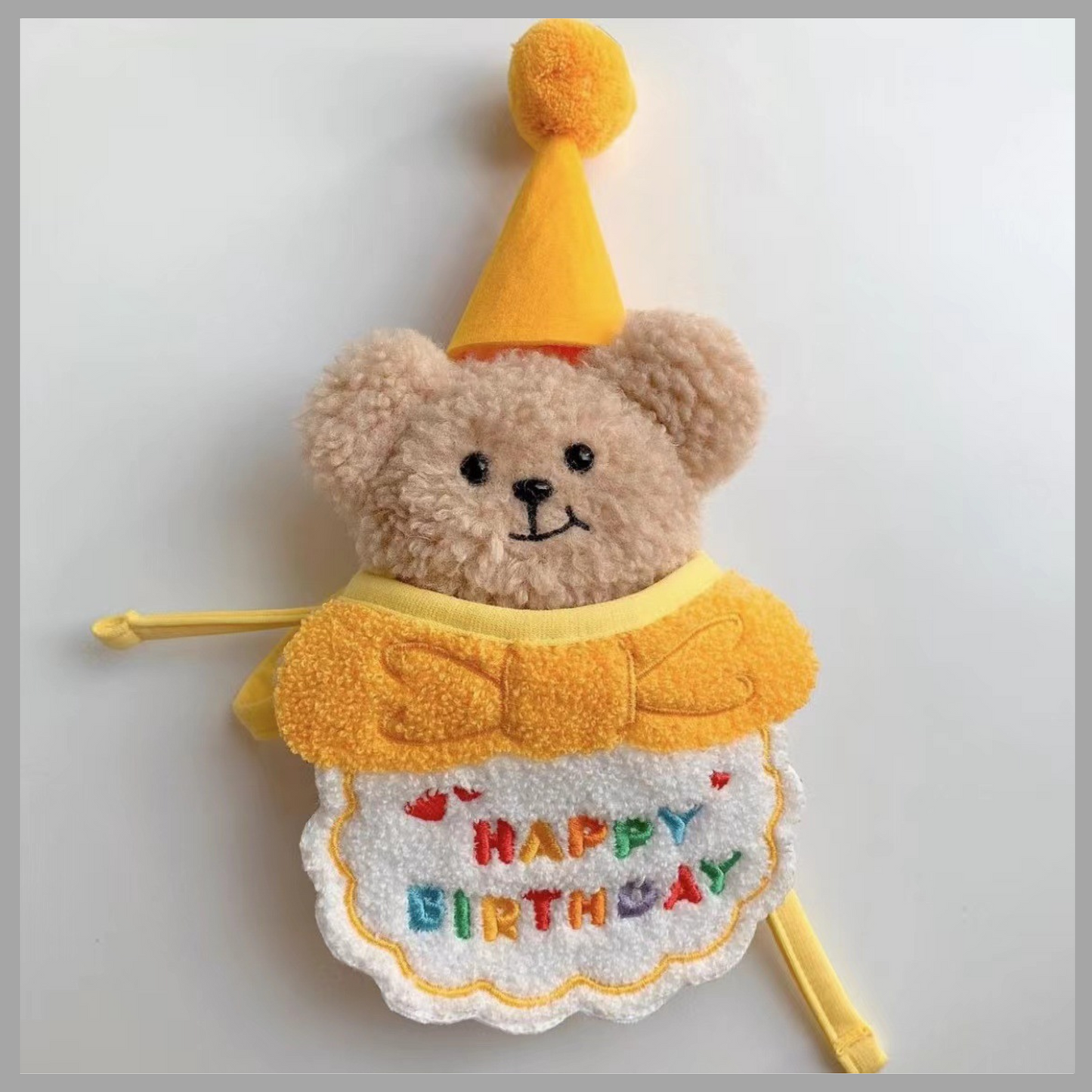 Party Birthday Hat and Bib Set for Pets