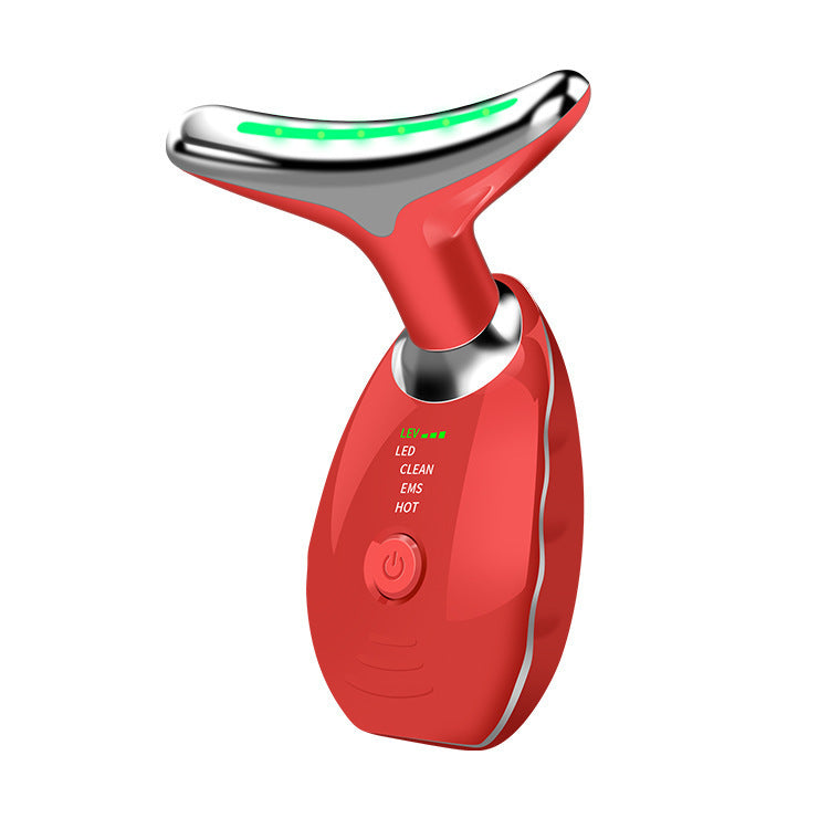 LED Face & Neck Massager for Skin Tightening & Anti-Aging