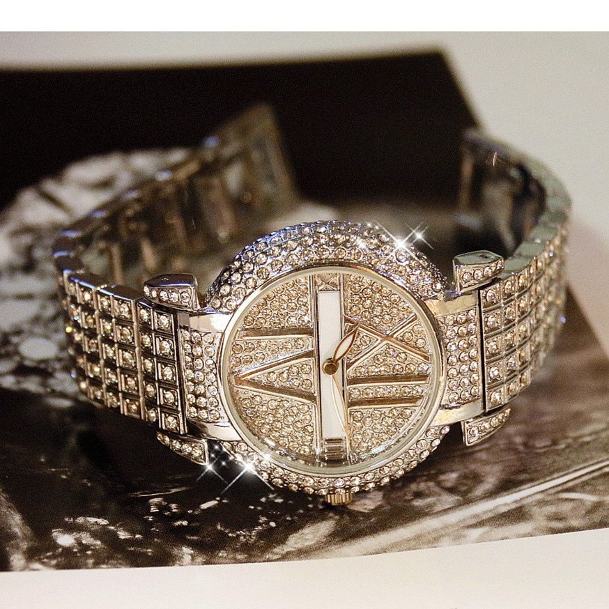Luxury Diamond Women's Quartz Watch