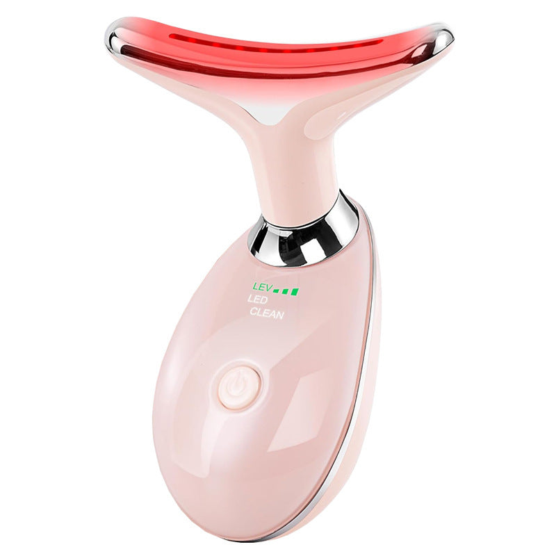 LED Face & Neck Massager for Skin Tightening & Anti-Aging