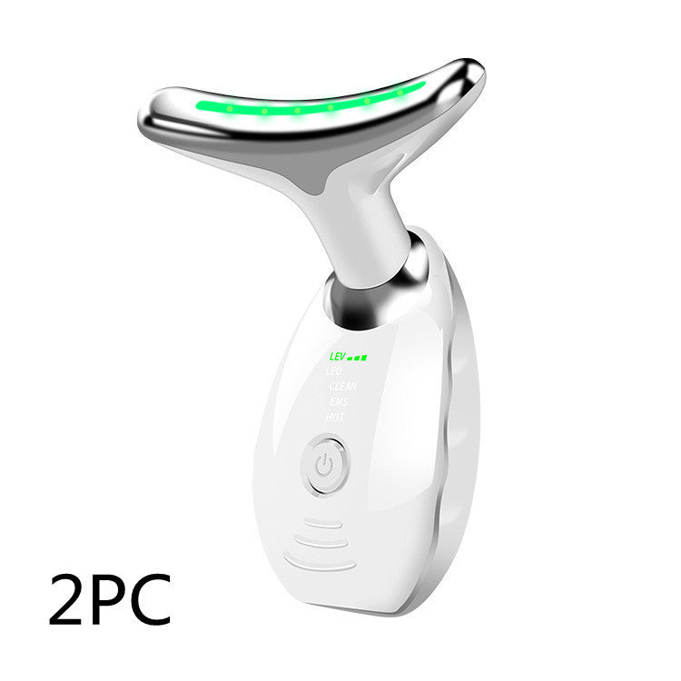 LED Face & Neck Massager for Skin Tightening & Anti-Aging