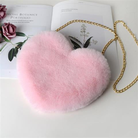 Charming Heart-Shaped Crossbody Bag