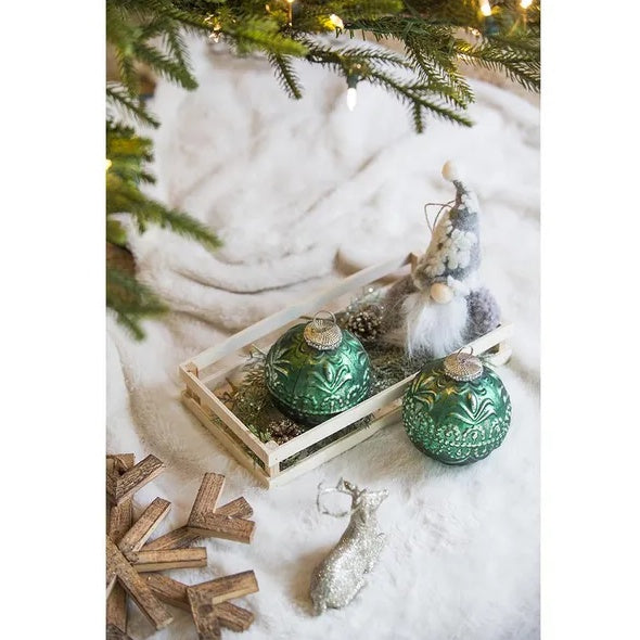 Christmas Ball Ornaments, Glass Decorative Hanging Ball Christmas Tree Ornaments For Holiday Party Decorations, Set Of 6