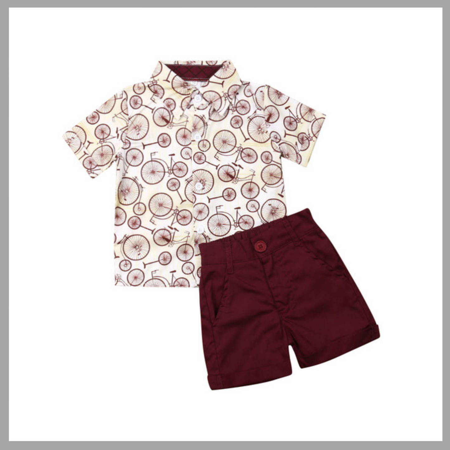 Boys' T-Shirt and Shorts Set – Casual Cotton Blend Kids' Outfit for Boys