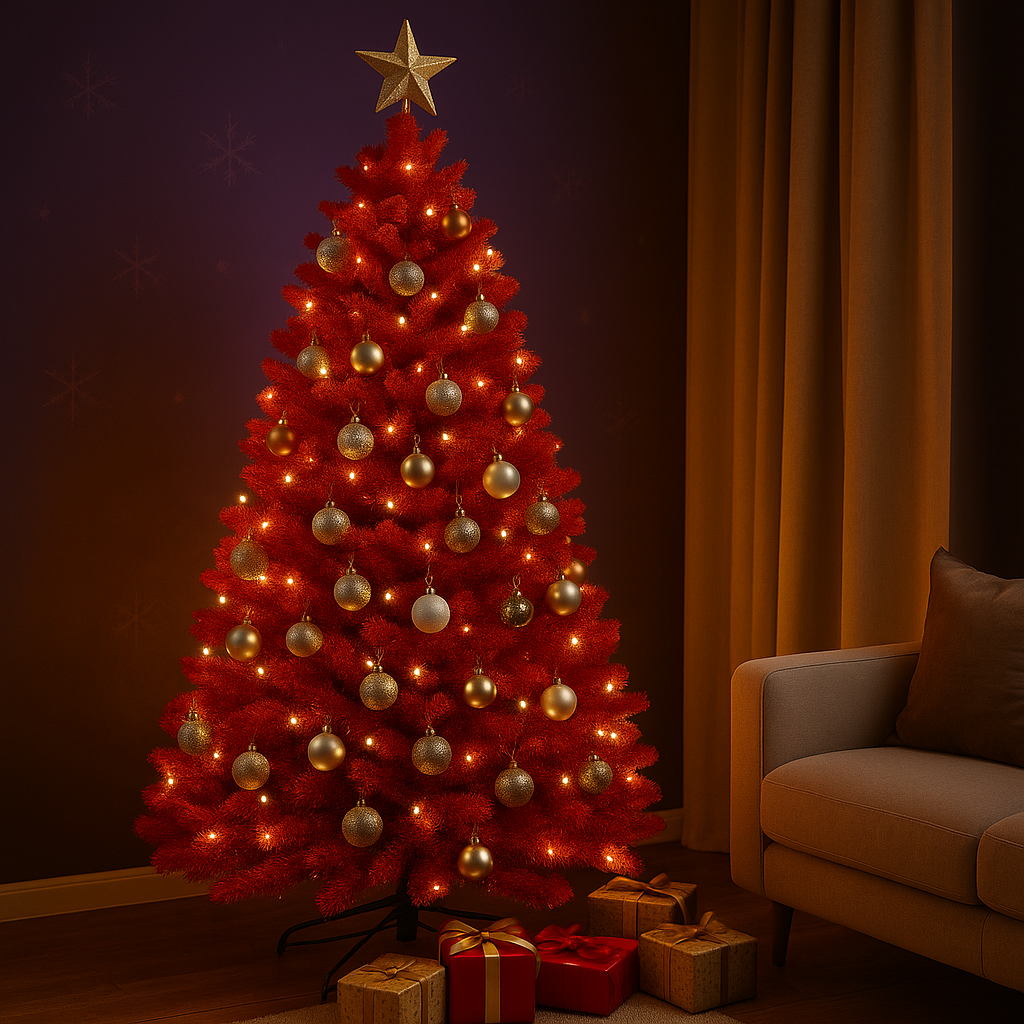 Trending Red Christmas Tree | The Viral Holiday Decor Trend 2025 | Join the #EazypickssRedTree