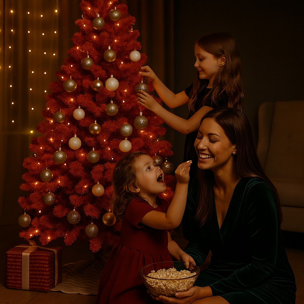 Trending Red Christmas Tree | The Viral Holiday Decor Trend 2025 | Join the #EazypickssRedTree