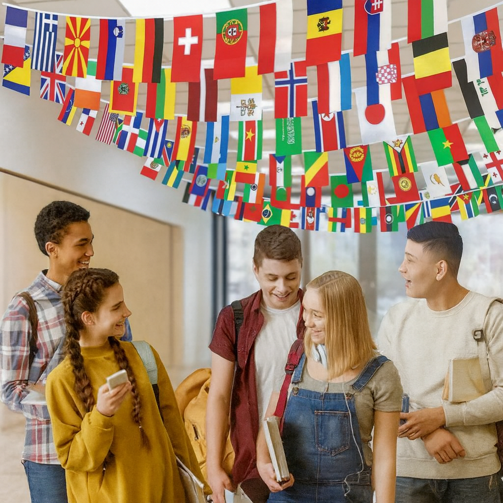 Countries String Flag International Bunting Banners World Flag Banner Decoration For Festivals Sports Clubs Bars Celebrations Party Decorations Mother's Day Graduation