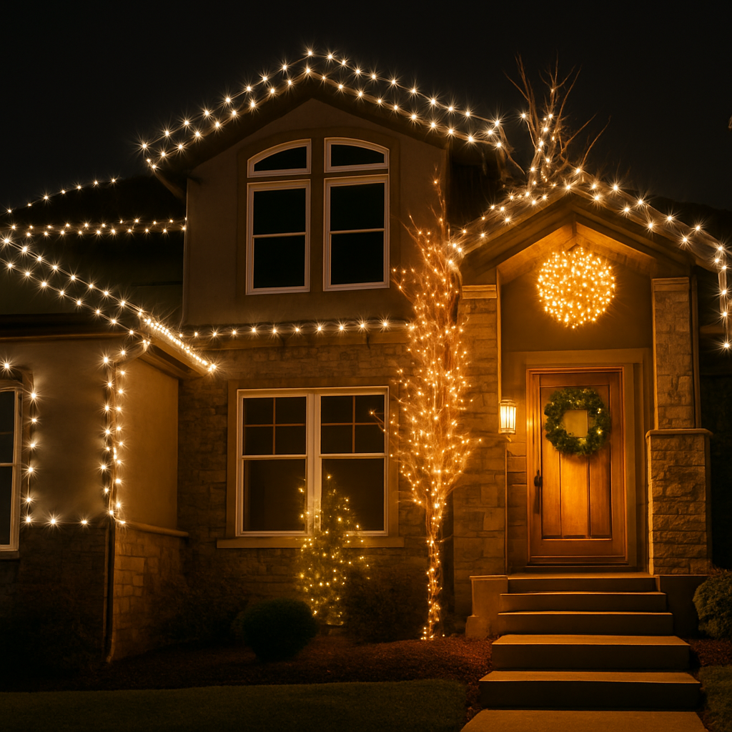 Christmas String Lights with Timer & Memory – Safe 29V LED Decorative Lights for Indoor & Outdoor Holiday Décor