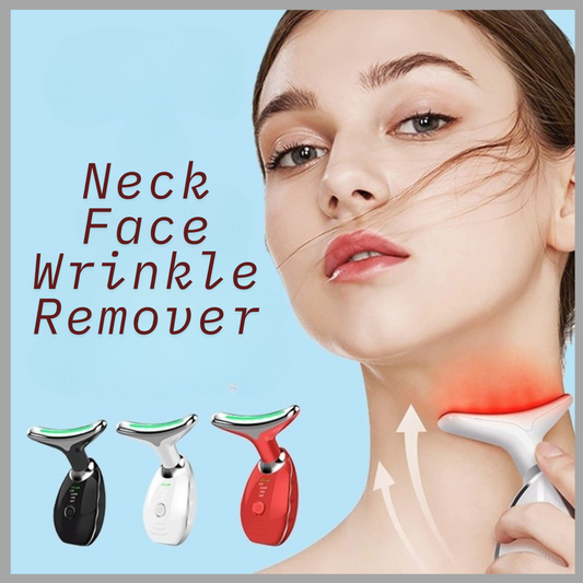 LED Face & Neck Massager for Skin Tightening & Anti-Aging