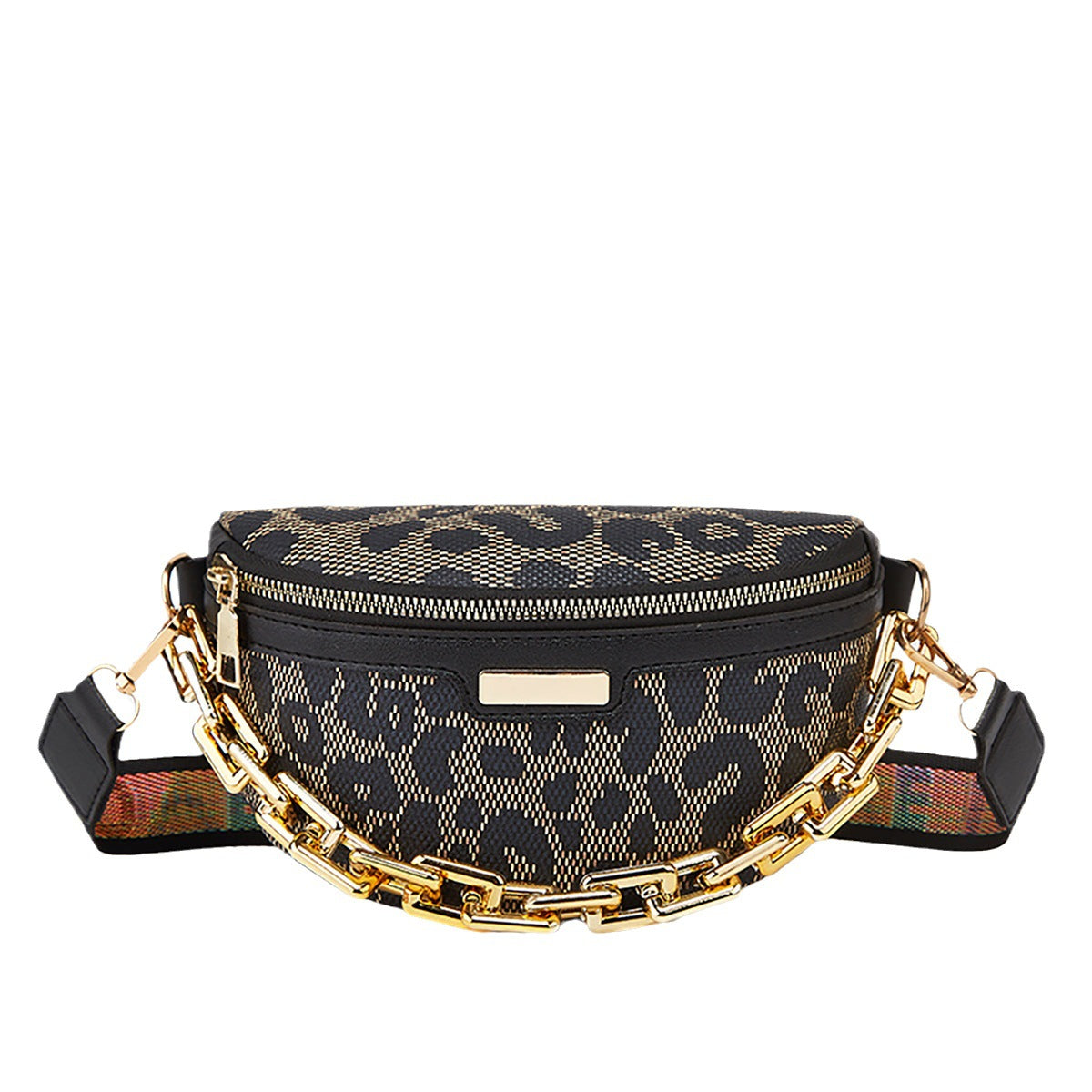 Print Belt & Crossbody Shoulder Bag