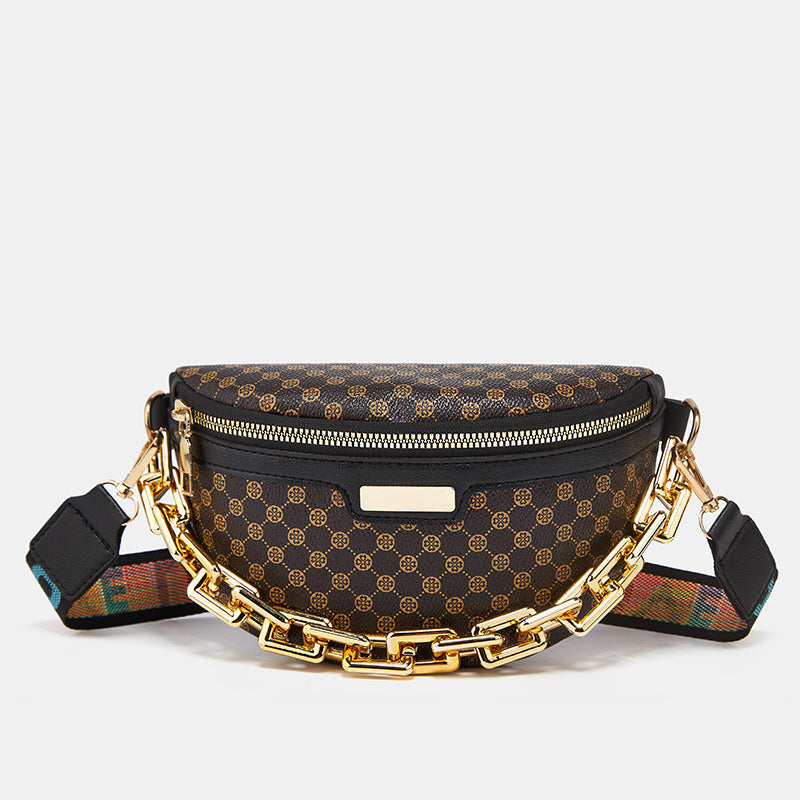 Print Belt & Crossbody Shoulder Bag
