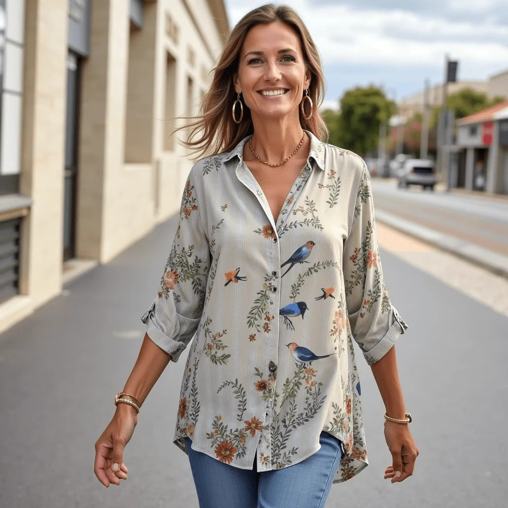 Fashion Drop-Shoulder Long Sleeve
