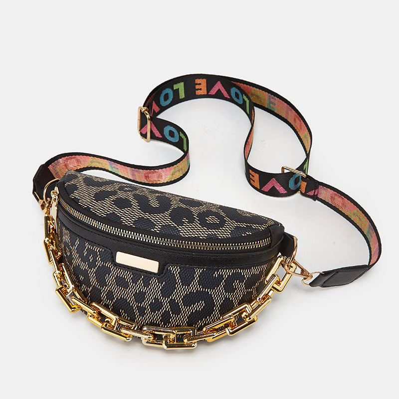 Print Belt & Crossbody Shoulder Bag