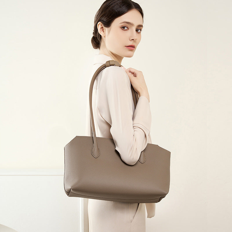 One-Shoulder Genuine Leather Bag