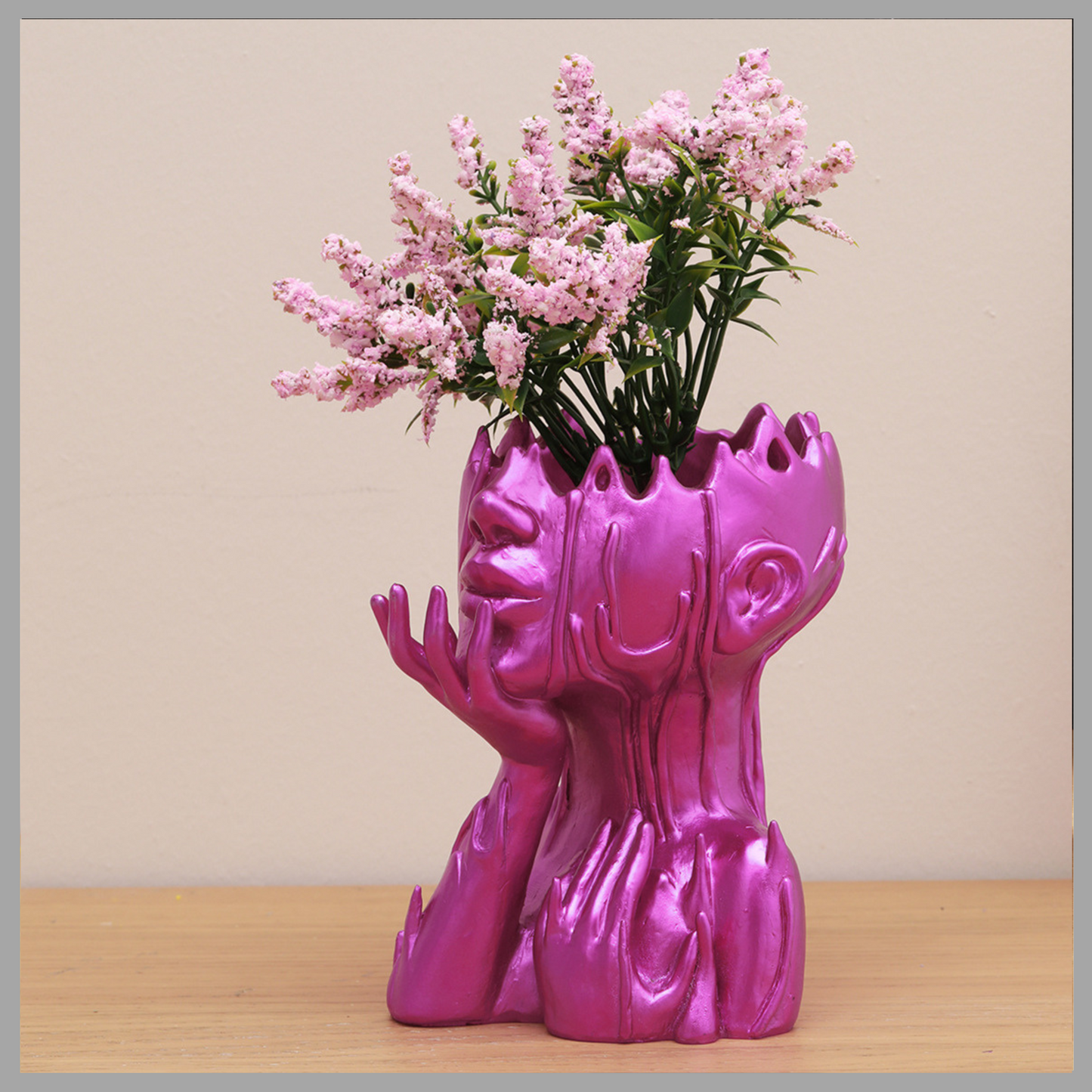 Resin Goddess Head Flower Pot