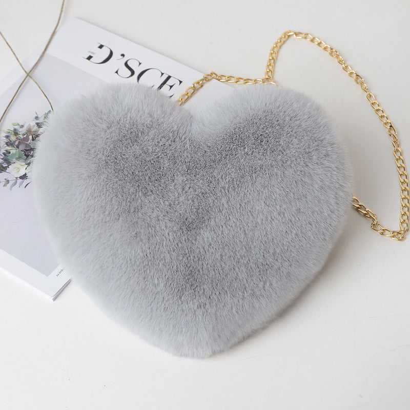 Charming Heart-Shaped Crossbody Bag