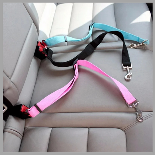Adjustable Pet Cat Dog Car Seat Belt Pet Seat Vehicle Dog Harness Lead Clip Safety Lever Traction Dog Collars Dogs Accessoires Pets Products